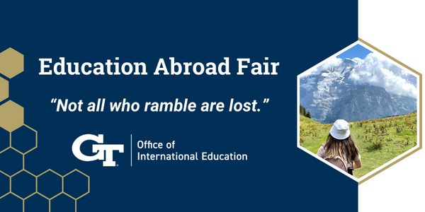 Education Abroad Fair: October 3rd, 2023 from 10 AM - 2 PM in the Exhibition Hall!